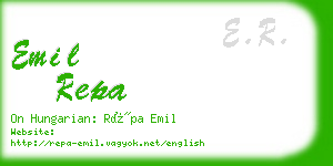 emil repa business card